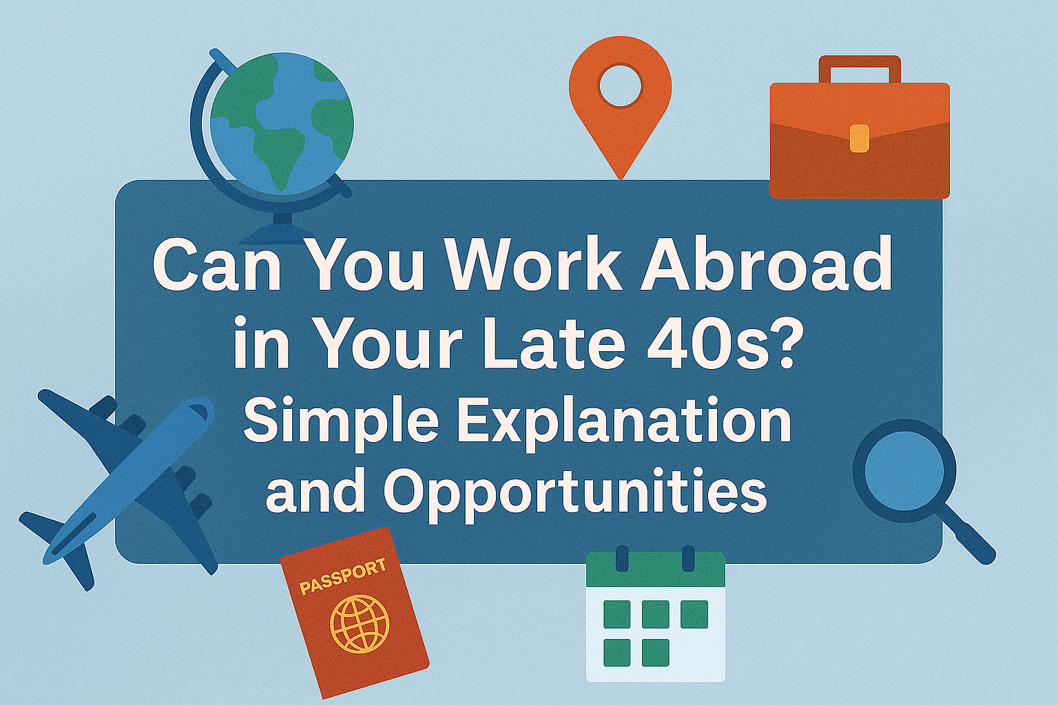 Can You Work Abroad in Your Late 40s? Simple Explanation and Opportunities