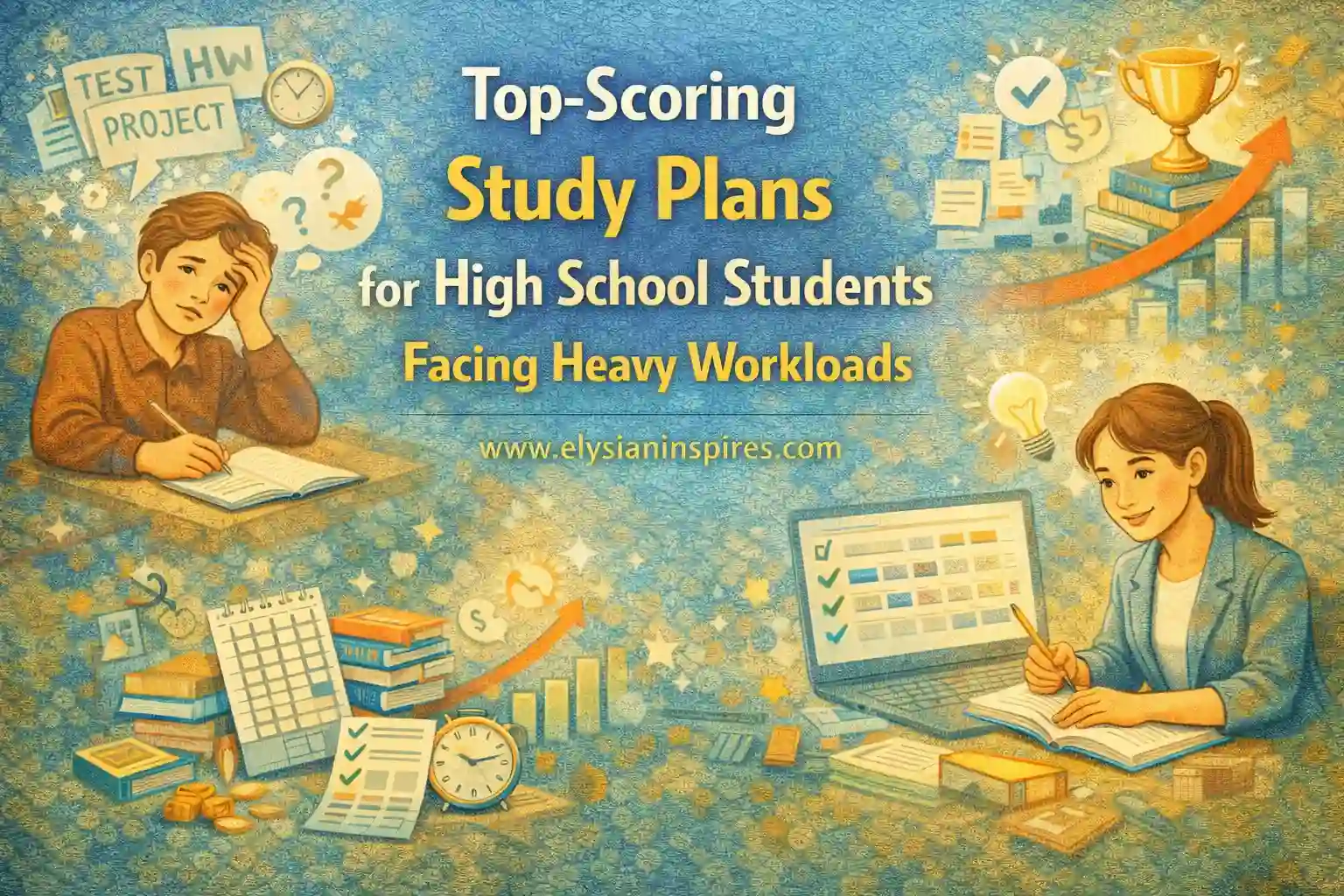 Top-Scoring Study Plans for High School Students Facing Heavy Workloads