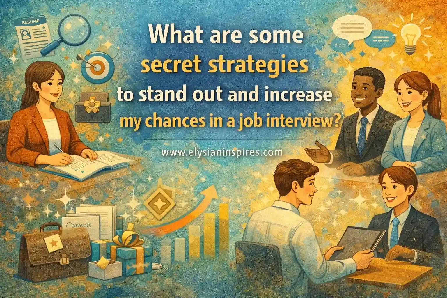 What are some secret strategies to stand out and increase my chances in a job interview?